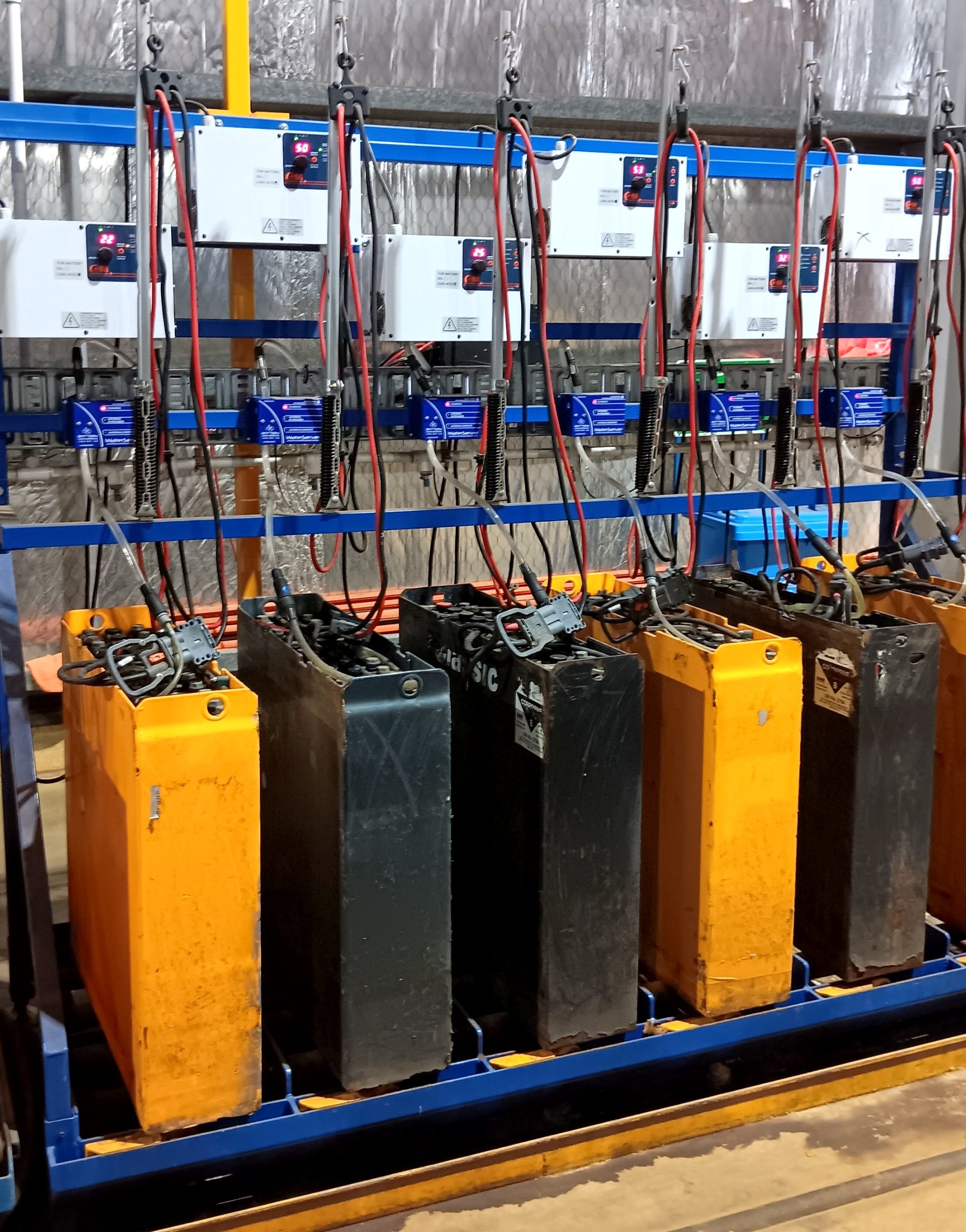 WaterServer Forklift Battery Automatic Watering Lead Acid WaterGenius Battery Room 2