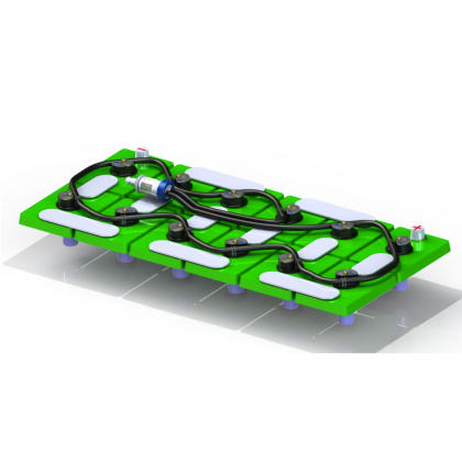 Aquapro BFS Forklift Battery Single Point Watering Kits Spare Parts Male Female Coupler Vent Cap Float